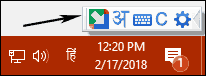 hindi typing with google input tool