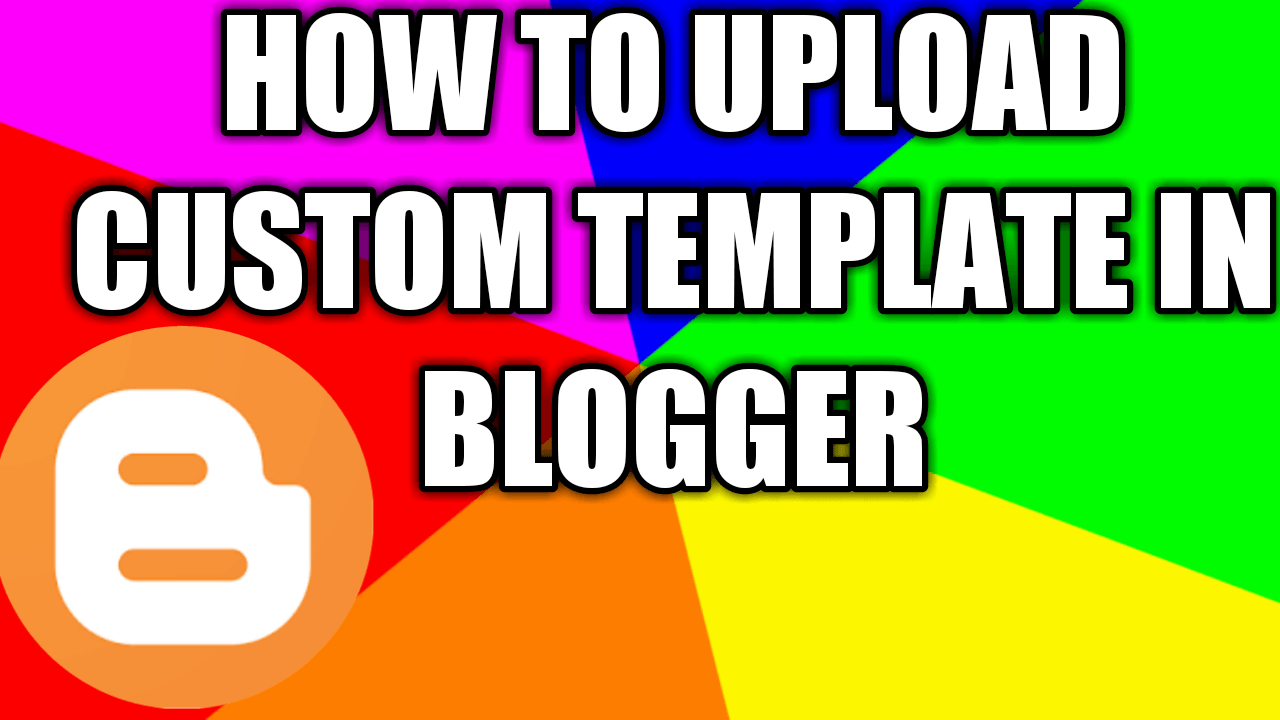 Blogger custom template