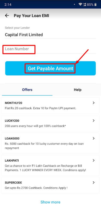 capital first online payment using paytm