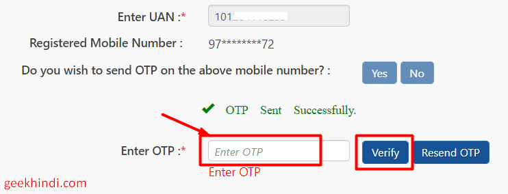 Error! UAN password not available