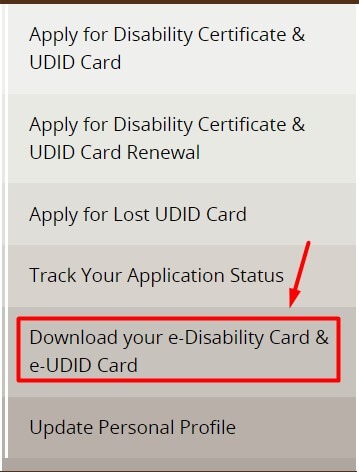 click on download your e udid card option