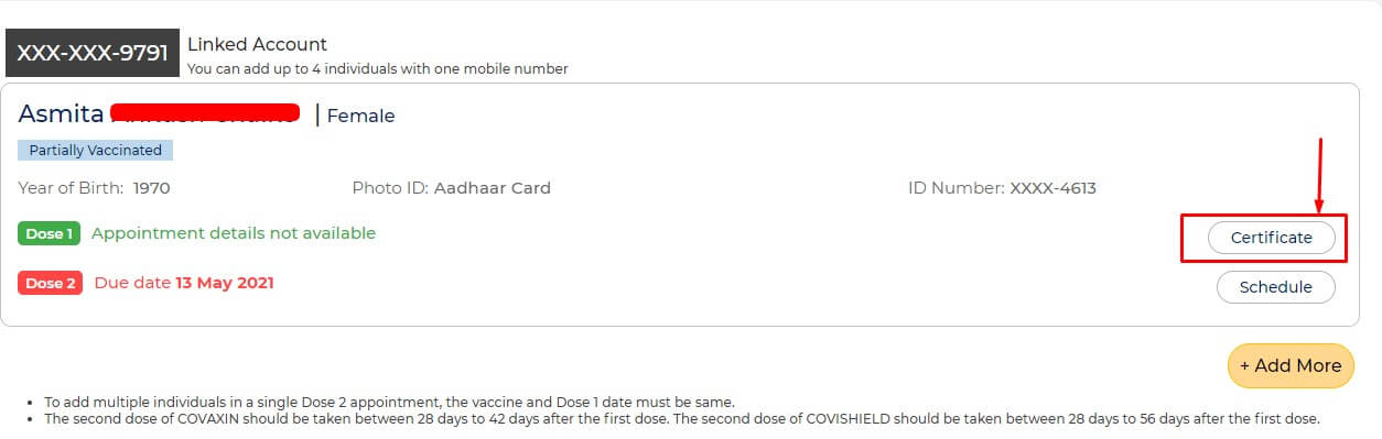 download cowin vaccination certificate